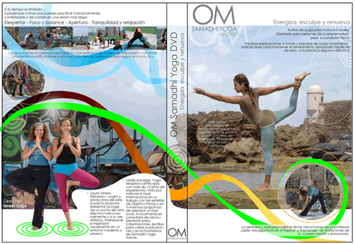 Tapa, Contratapa y lomo del DVD de YOGA OM SAMADHI